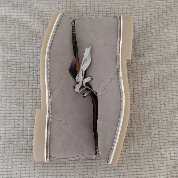 Alpine Design Ortholite Taupe Suede Ankle Chukka Loafer Boots Size 9.5 - Picture 7 of 11